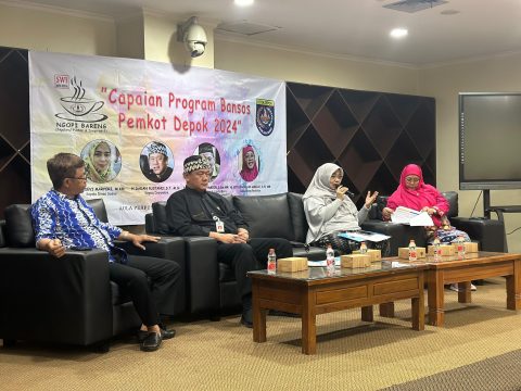 SWI Depok Ngobar Bersama 3 Kadis, Bahas Capaian Program Bansos 2024