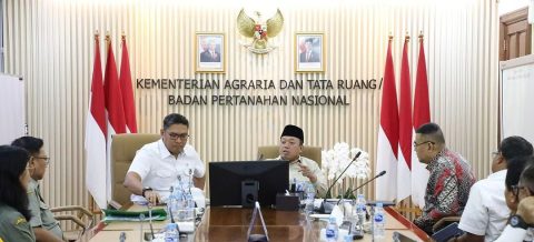 Bahas Intergrasi Data Pertanahan dan Pertanian, Menteri Nusron Terima Audiensi Wamentan Sudaryono. (Dok. Hum ATR/BPN).