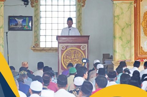 Menteri Nusron Sampaikan Pesan Penting Kaidah Ajaran Agama Islam dalam Mengelola Tanah. (Dok. Hum ATR/BPN)