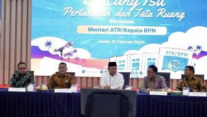 Menteri Nusron Sampaikan Perkembangan Penyelesaian Pagar Laut di Kabupaten Tangerang dan Bekasi