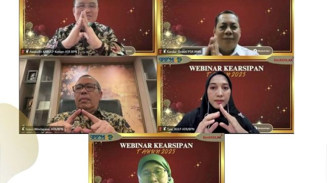 Lestarikan Memori Bangsa, Kementerian ATR/BPN Serahkan Arsip Statis ke ANRI