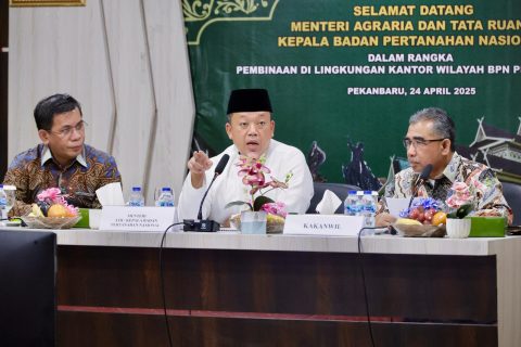 Menteri ATR/BPN Genjot Percepatan Pemetaan dan Penataan HGU di Riau