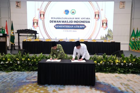 ATR/BPN Percepat Sertifikasi Tanah Wakaf dengan MoU DMI
