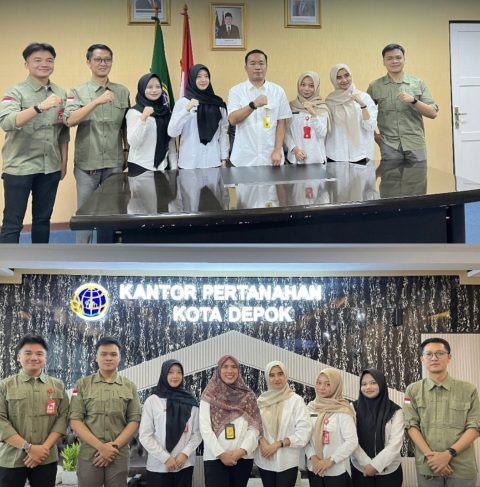 Taruna STPN Selesaikan KKNP-PTLP di Kantor Pertanahan Depok