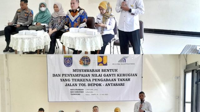 Pertanahan Depok Gelar Musyawarah Ganti Rugi Tol Desari
