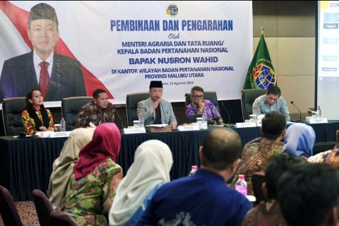 Menteri ATR/BPN Kunjungi Maluku Utara, Beri Motivasi untuk Jajaran Muda