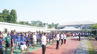 Bangun Semangat dan Kebugaran, Rutan Depok Gelar Senam Bersama WBP