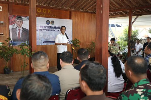 Sri Sultan Apresiasi Komitmen ATR/BPN Beri Kepastian Hukum Tanah di Gunungkidul