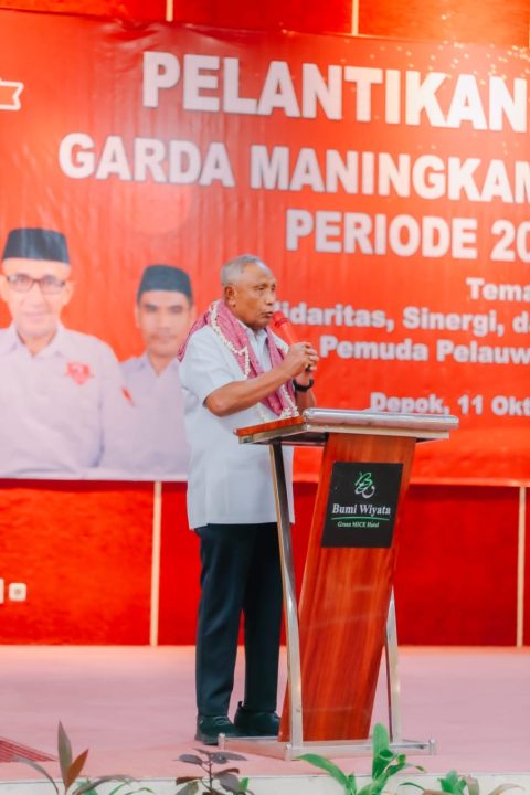 Resmi Dilantik di Depok, GMP Angkat Suady Marasabesy sebagai Ketua Kehormatan