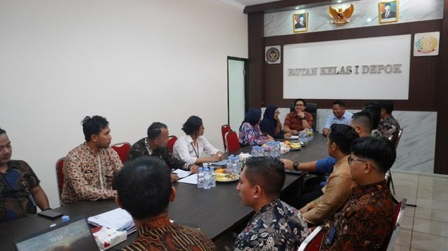 Rutan Depok Tindak Lanjut Hasil Evaluasi Ombudsman untuk Pelayanan Prima