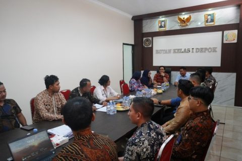Rutan Depok Tindak Lanjut Hasil Evaluasi Ombudsman untuk Pelayanan Prima