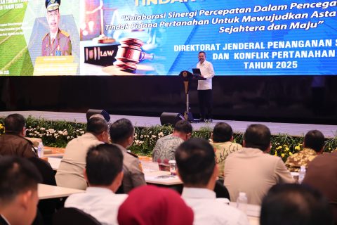 ATR/BPN dan APH Perkuat Kolaborasi Cegah Tindak Pidana Pertanahan