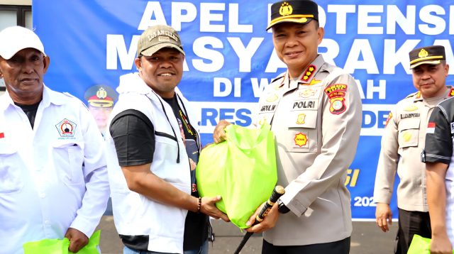 Polres Depok Gelar Apel Bersama Ormas Jaga Kamtibmas