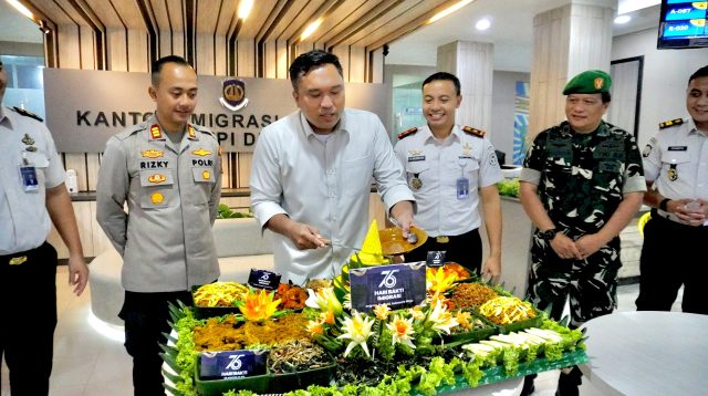 Rutan Depok Hadiri Syukuran Hari Bakti Imigrasi ke-76 di Kantor Imigrasi