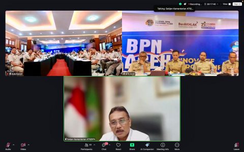 Optimalkan Tahun 2026, Sekjen ATR/BPN Instruksikan Bedah DIPA di Seluruh Kantah Aceh