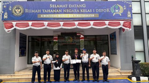 Pegawai Rutan Depok Raih Medali Emas, Karutan Beri Apresiasi Khusus