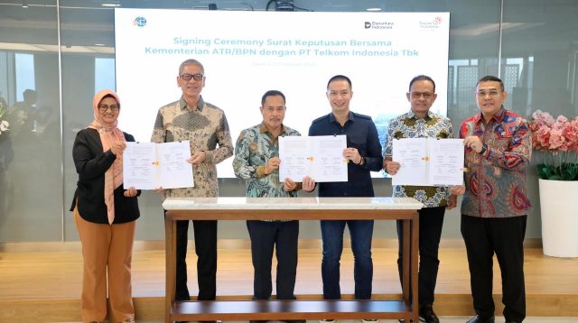 Kementerian ATR/BPN dan Telkom Bentuk Satgas Percepatan Legalisasi Aset Tanah