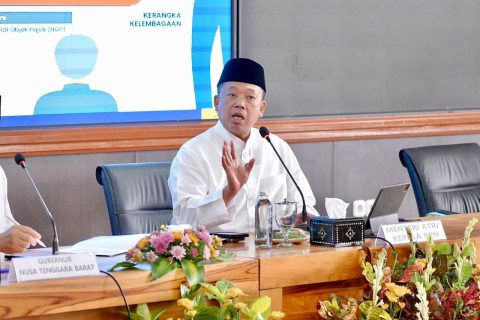 Dorong Sertipikasi Tanah, Menteri ATR/BPN Minta Pemda NTB Gratiskan BPHTB