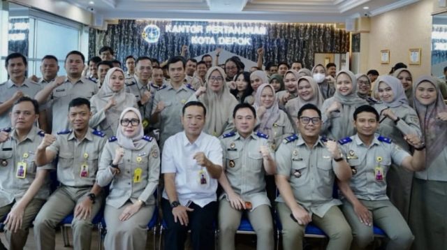 Tingkatkan Layanan, Kantah Depok Gelar Coffee Morning Evaluasi Kinerja Bulanan