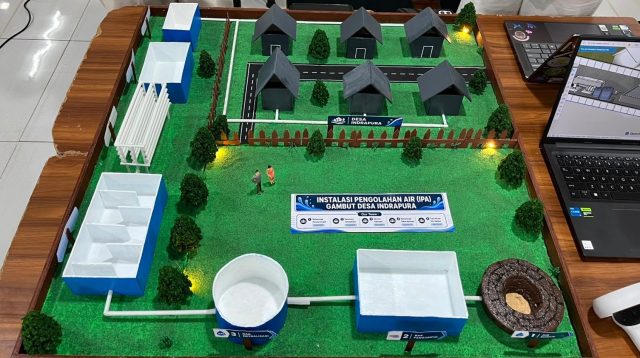 Mahasiswa UPER Rancang Instalasi Pengolah Air Gambut Jadi Air Bersih