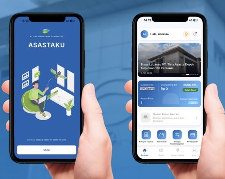 Transformasi Digital PT Tirta Asasta Depok Lewat Aplikasi ASASTAKu