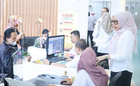 Kantah Depok Pastikan Alur Pelayanan Loket Tertib dan Kondusif